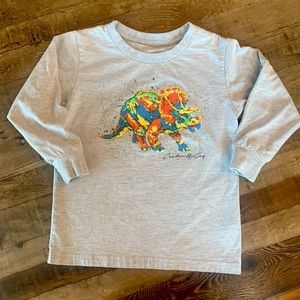 Cardin McCoy Long Sleeve Dinosaur T-Shirt